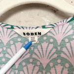 Boden Joanna Cap Sleeve Wrap Midi Dress, Sweet Lilac Shell Print Pink Size 4P Photo 3