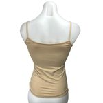ZARA Basic Beige Nude Stretch Scoop Neck Sleeveless Cami Tank Top Size S Photo 1