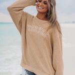 Yee Yee Apparel Cream Corded Sweatshirt Tan Size XXL Photo 0
