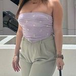 Forever 21 Crochet Daisy Handkerchief Top Photo 1