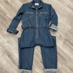 We Wore What Denim Jumpsuit Photo 3