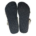 Birki's Le‎ Mans Birkenstock Footbed Champagne Sandals EU39 US 8 Photo 5