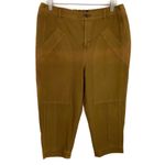 J.Crew Light Brown Cropped Utility Pants 8 NWT Photo 4