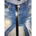 Ariya Jeans  Women Junior 11 12 Bootcut Flare Low Rise Embellished Stone Wash Y2K Photo 2