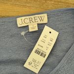 J.Crew  Cashmere Silk Blend Wide V-Neck Sweater T-Shirt in Hazy Hydrangea Photo 6