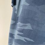 Splendid Blue Camo T Shirt Cotton Modal Abbie Crew Neck Plus Size XXL Photo 2