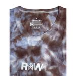 Rawgear Pump Print Crop Tank Brown & Blue Tye Photo 1