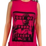 KTOO Hot Pink Sleeveless Shirt With Tulle Skirt Attached Medium Punk Grunge Photo 1