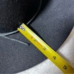 Phenix Black 100% Wool Leather Band Wide Brim Hat Photo 6