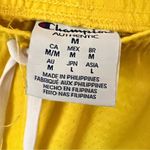 Champion  Women’s Athletic Sport Yellow Drawstring Waist Running Shorts  Sz M Photo 3