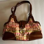 Etienne Aigner  Vintage 90’s Multicolor Striped Woven Shoulder Bag" Y2K Photo 0