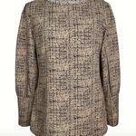 Boutique Button Back Blouse Office Long Sleeve Business Dressy Corporate Outfits (8/10) Photo 2