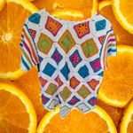 Hand Made Granny Square Patchwork Sweater Photo 3