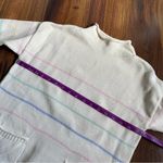 Woolovers 100% Organic Cotton High Neck Guernsey Jumper Roll Neck Knit Sweater Photo 8