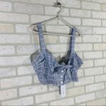 Lovers + Friends  Debbie Crop Top in Blue B… Photo 5