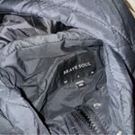 Brave Soul  Black Puffer Jacket with Quilted Design Photo 3