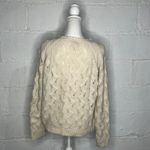 Urban Outfitters Coincidence & Chance Cream Crewneck Knit Sweater Size Large Green Photo 1