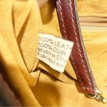 Patricia Nash  Italian Vegetable Tan Leather Winter Bloom Poppy Satchel Bag Photo 5