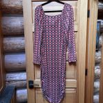 NEW Madden NYC Womens Floral Sheer BodyCon Dress Plus Size XXL Boho Hippie Indie Brown Photo 3