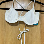 Sports Illustrated X Back Underwire Cream Bikini Top Photo 0
