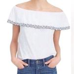J.Crew NWT  ruffle off shoulder top 🎀 Photo 0