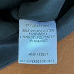 Sugar Lips  Black Off the Shoulder Back Zip‎ Closure NWT V Neck Cap Sleeve Medium Photo 7