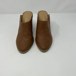 EXPRESS  Womens‎ heeled Mules Brown Sz 6 Photo 1
