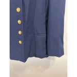 Ralph Lauren Lauren  Women's Navy Wool Blend Blazer Size 8 Preppy Academia Photo 1