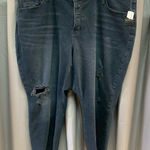 Old navy OG straight high rise black jean NWT, size 22 Photo 0