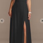 David's Bridal DB Cowl Neck Chiffon Bridesmaid Dress Photo 0