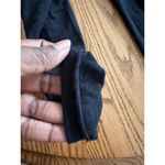 J.Crew Artist Tee Black Long Sleeve Sugar Skull Print Women's M Stretchy HasFLAW Photo 3