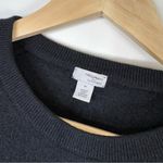 Halogen  Women’s 100% Cashmere Crew Neck Sweater Black Size Medium Photo 1