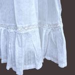 Joie NWT  Boho Ruffle Hem Sleeveless Dress White Size 2X Photo 6