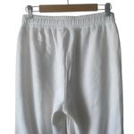 Alo Yoga Alo Courtside Tearaway Snap Pant Track in Ivory White Size Large Photo 4
