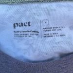 Pact Organic Cotton Pajama Top Sz M Purple Snowflakes Long Sleeve Cozy Holiday White Size M Photo 6