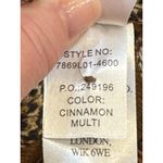 Paige Silk Marcela Blouse Cinnamon MultiButterfly Size XS $299 Academia Photo 6