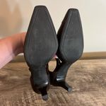 Michelle D Brown Leather Heels Shoes Ankle Strap Women’s Size 6 Business Photo 7