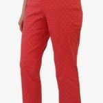 Rafaella Orange & White Polka Dot Pull on Pant‎ Size 18 Photo 0