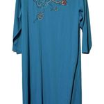Indigo Moon QVC Style Teal‎ Dress NWT 1X Blue Photo 0