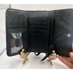 Vera Bradley Classic Black All-in-One Wristlet Clutch Wallet 7"x4" Photo 3