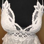 Free People Intimately Adella Lace Cami Size Small White Boho Festival Top Photo 3