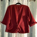 Harley Davidson  Size XL Maroon 3/4 Sleeve Lightweight Jacket Photo 7