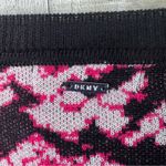 DKNY Color-block Size Large Over Sized Python Print Sweater Long Sleeve Crewneck Photo 7