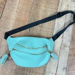 Claire's Pastel Turquoise Belt Bag Fanny Pack Tassel Retro Y2K Western Blue Photo 0