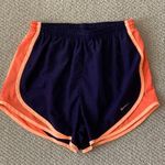 Nike  DRI-FIT Tempo Shorts Lined Size Small Run Train Baggy Indigo Orange VEUC Photo 0