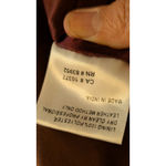 Women's Margaret Godfrey Brown Leather Jacket Size 4 Photo 5