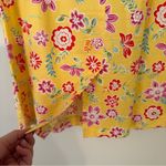 Sag Harbor Vintage Sag Harbour Petites Yellow Cottagecore Floral Plaid Summer Dress Photo 8