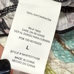 Rewind  juniors sz large short puff sleeve top Floral Black Crop Top square neck Photo 4