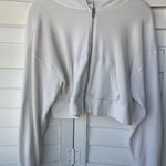 Tna Waffle Zip Hoodie White Photo 0