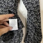 Equipment NWOT  Logo Signature Satin Button-Up black Blouse size medium Photo 6